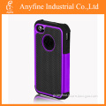 New Hybrid Rugged Rubber Matte Hard Case Cover for iPhone 5s 5g + Film Purple